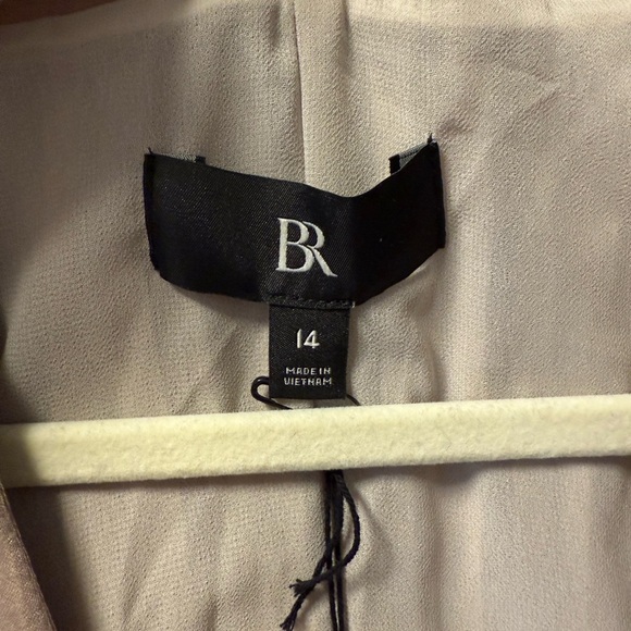 Banana Republic Gold Metallic Pleated Mini Dress NWT 14 New Year’s Eve - Picture 7 of 9